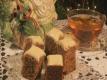 Glazed gingerbread tea cake