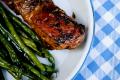 Roasted Peach and Whiskey Glazed Country Style Pork Ribs