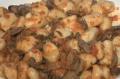 Italian Potato Gnocchi with Butter and Sage Sauce and Creamy Mushroom Sauce