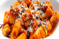 Gnocchi with Sun-dried Tomato and Almond Pesto 