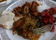 Goan Coconut Shrimp Curry And Curried Garbanzo