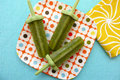Green Ice Pops