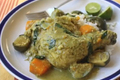 How To Make Fragrant Green Coconut Curried Chicken