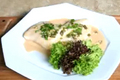 Grilled Fish with Coconut and Onion Sauce 