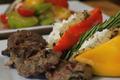 How To Make Grilled Lamb Medallions With Stuffed Bell Peppers