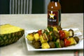 Grilled Meatball Pineapple and Vegetable in Sweet and Sour Sauce
