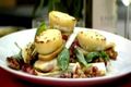 Grilled Pear, Endive and Crottin de Chavignol Toasts