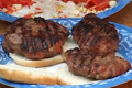 Grilled Sausage Burgers