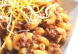 Homemade Hamburger and Noodles