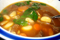 Hearty Spinach White Bean Soup
