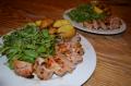 Herb Crusted Pork Tender Loin with Mustard Glaze