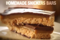 Homemade Snickers Bars