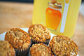 Honey Oat Banana Muffins