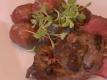 Horseradish Roasted Potatoes and Mushroom Stuffed Steak
