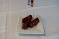Cranberry and Soy Glazed Mini Hotdogs