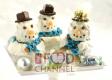 Cupcake Snowman