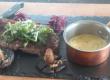 How To Make Roasted Striploin Steak With Sauteed Mushrooms And Red Onion Marmalade
