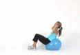 How To Do Crunches On Exercise Ball  
