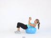 How To Do Crunches On Exercise Ball With Dumbbell 