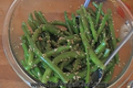 Ginger Garlic Flavored String Beans With Sesame Seeds