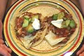 Huevos Rancheros with Refried Beans and Fried Eggs