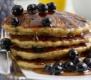 Healthy Wheat And Blueberry Pancakes