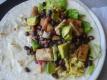 Spiced Avacado Over Rice