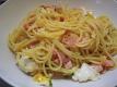 Spaghetti With Bacon & Egg Sauce