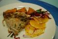 Baked Fish With Fruit Stuffing