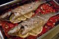 Baked Sea Bass And Vegetables