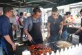 Barbecued Sausages On Onions