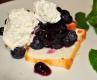 Angel Food Cake With Blueberry Yogurt Sauce