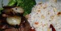 Broccoli with Pine Nuts & Rice