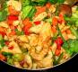 Chicken Breast With Tricolor Vegetables
