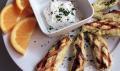 How To Make Chicken Pitas With Yogurt Dill Sauce