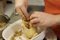 Roast Rock Cornish Game Hens With Pine Nut Stuffing