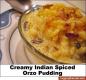 How To Make Creamy Orzo Pudding