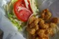 Deep Fried Shrimp And Peas