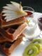 Orange Dessert Waffles