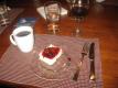 Feta Cheesecake And Wine Poached Dates 