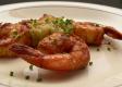Skewered Shrimp With Garlic Butter Sauce