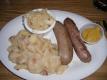 German Frank And Potato Salad