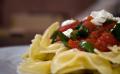 Pasta With Spicy Sausage And Goat Cheese