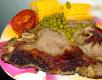Lamb Chops With Herbs On Grill