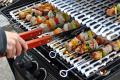 Grilled Indian Chicken And Vegetable Kebabs
