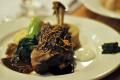 Smoke Barbecued Leg of Lamb with Mint Barbecue Sauce