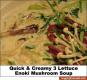 Lettuce And Mushroom Salad