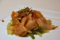 Marinated Scallops With Cured Ham And Oranges