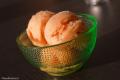 Cantaloupe Sorbet In Melon Cups
