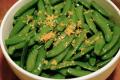 Minted Orange Peas